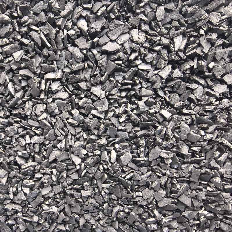 Carbono de casca de coco para tratamento de água de usina